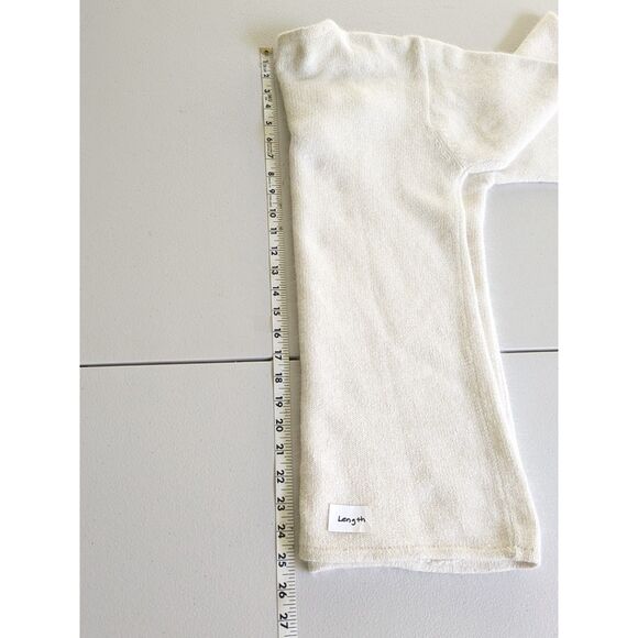 I.B. Diffusion Sweater VTG Size M Silk Angora Lambswool Rosettes Beads 80s - Picture 13 of 14